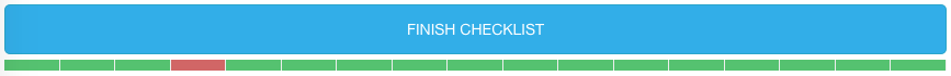 Finish Checklist